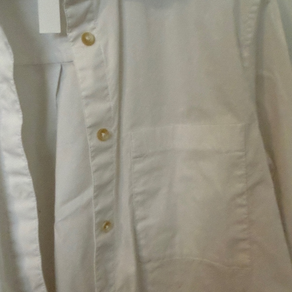 lululemon athletica womens White Button-Down Shirt - Picture 3 of 5